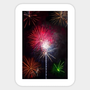 All Night Fireworks Sticker